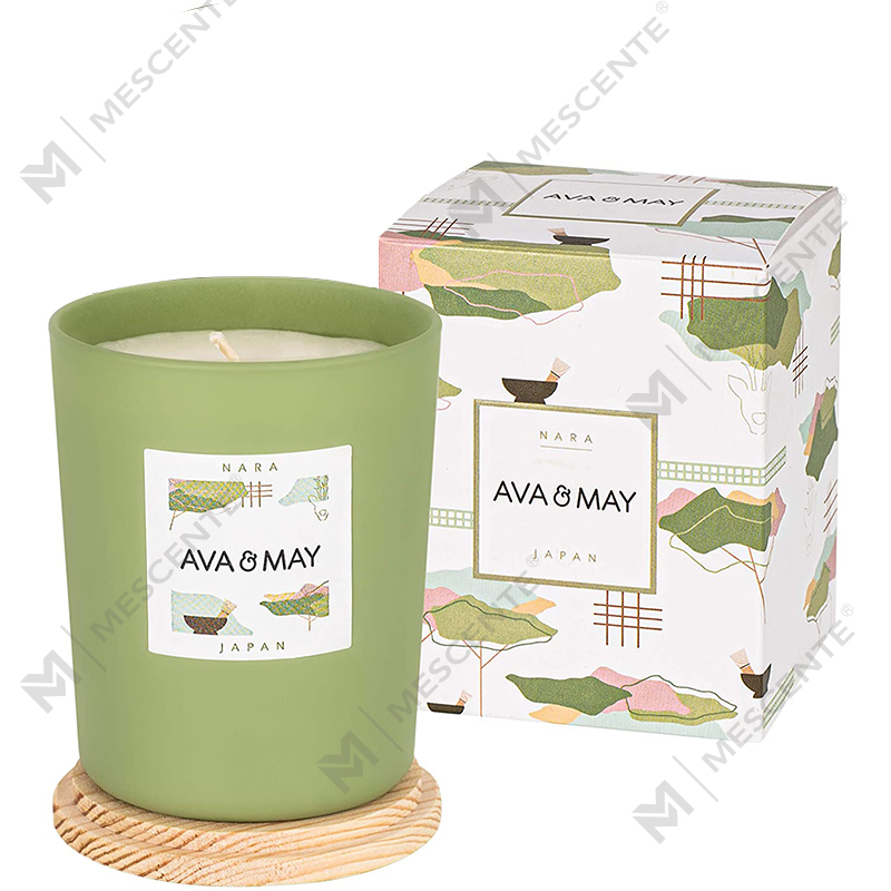 M&Scent etichetta privata personalizzata realizzata con candele chic in cera di soia profumata colorata