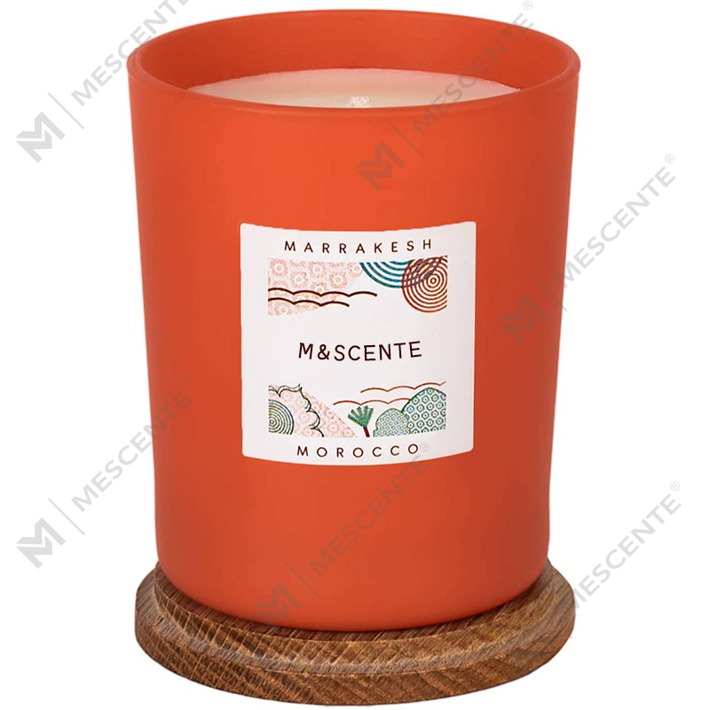 M&Scent etichetta privata personalizzata realizzata con candele chic in cera di soia profumata colorata