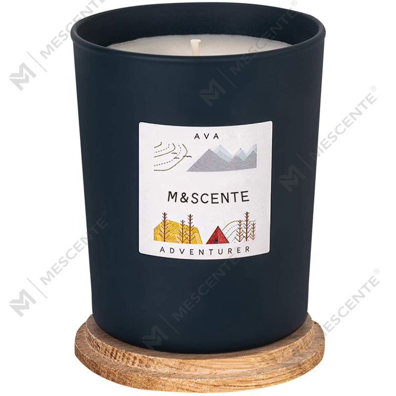 M&Scent etichetta privata personalizzata realizzata con candele chic in cera di soia profumata colorata