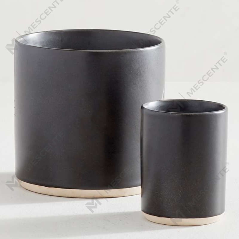 Barattoli di candele di soia profumate in ceramica vuoti di lusso sfusi A29224-2-Valuables