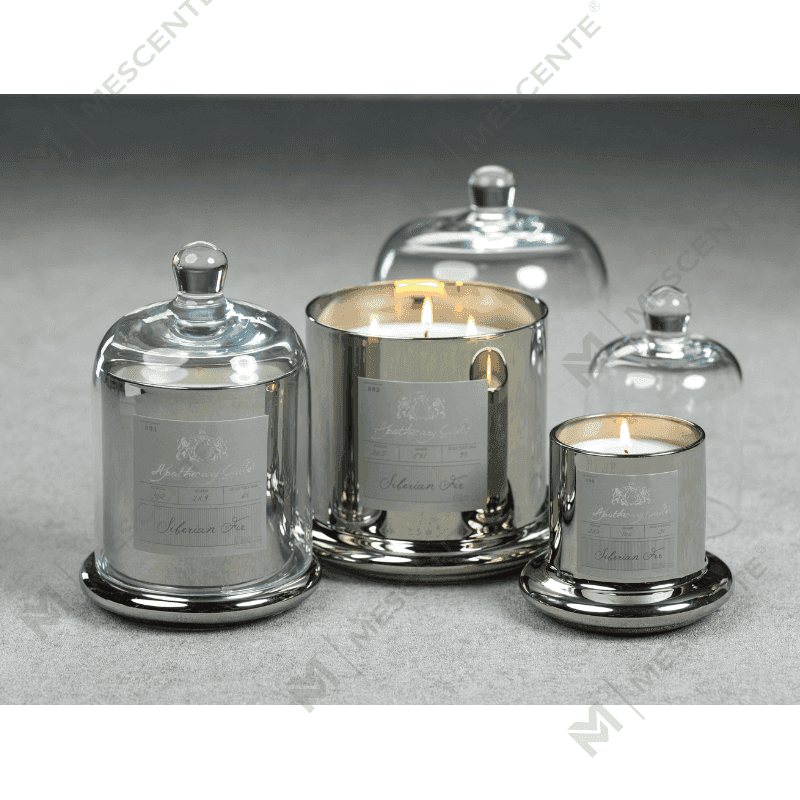 M&Scent Candela profumata decorativa per matrimonio romantico con campana in vetro con copertura a cupola A29275