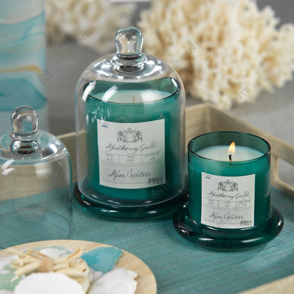 M&Scent Candela profumata decorativa per matrimonio romantico con campana in vetro con copertura a cupola A29275