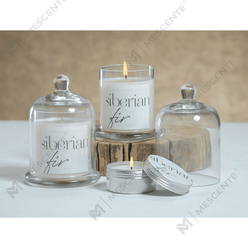 M&Scent Candela profumata decorativa per matrimonio romantico con campana in vetro con copertura a cupola A29275