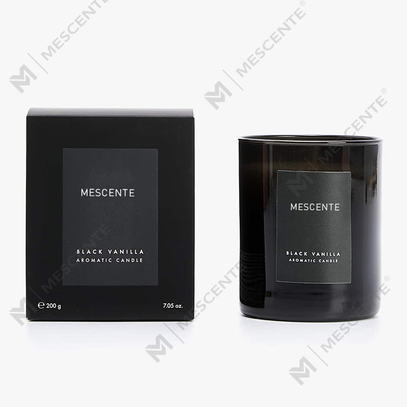 Mescente, marchio privato di lusso, candele profumate per aromaterapia in cristallo