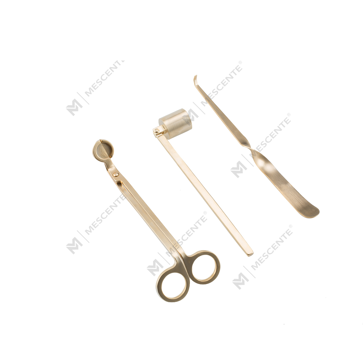Set spegni candela Mescente Gold con stoppino con confezione regalo A991330-1