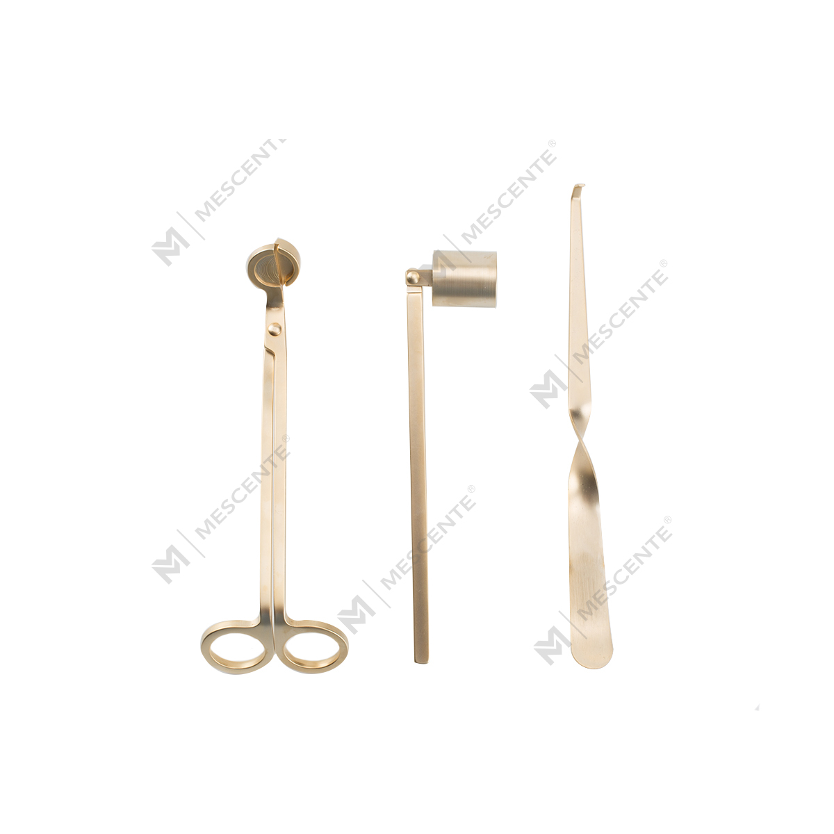 Set spegni candela Mescente Gold con stoppino con confezione regalo A991330-1