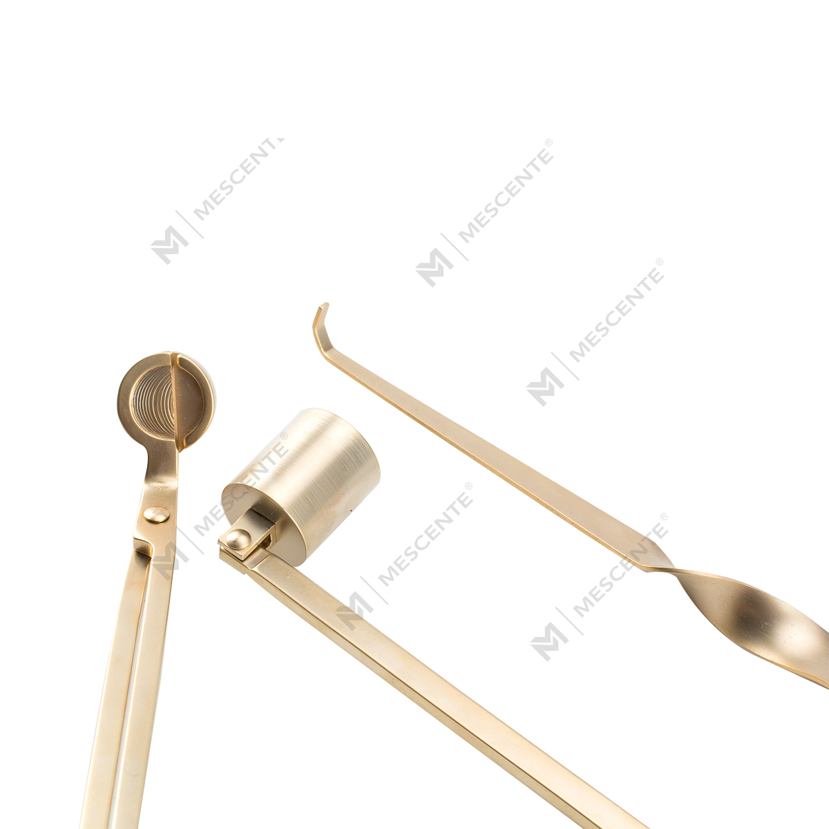 Set spegni candela Mescente Gold con stoppino con confezione regalo A991330-1