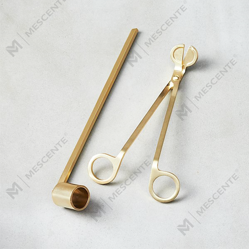 Set di spegnitoio per stoppini per candele in acciaio inossidabile Mescente A99133-2