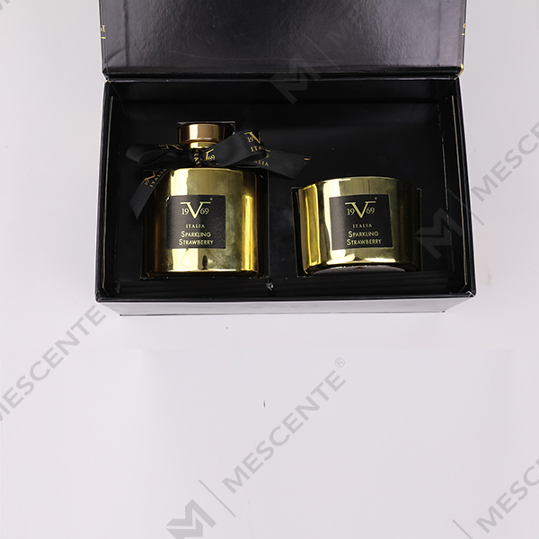Set regalo con diffusore a bastoncini di fragranza per la casa M&Scent con candela profumata A29260-2