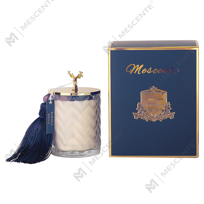 M&Scent all'ingrosso Candele di soia con aroma di fragranza profumata per aromaterapia con etichetta privata personalizzata con cristalli