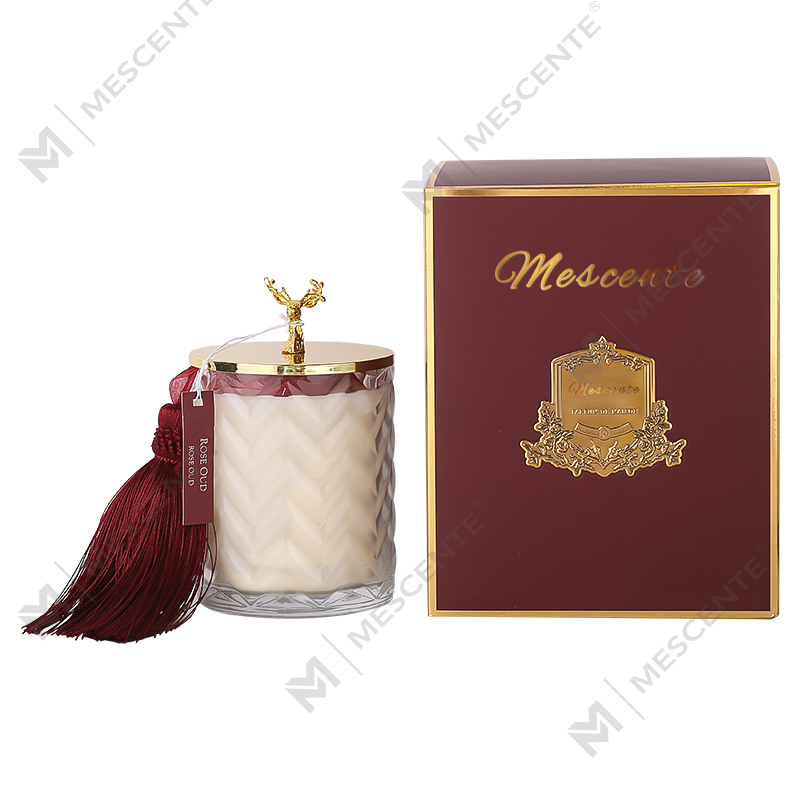 M&Scent all'ingrosso Candele di soia con aroma di fragranza profumata per aromaterapia con etichetta privata personalizzata con cristalli