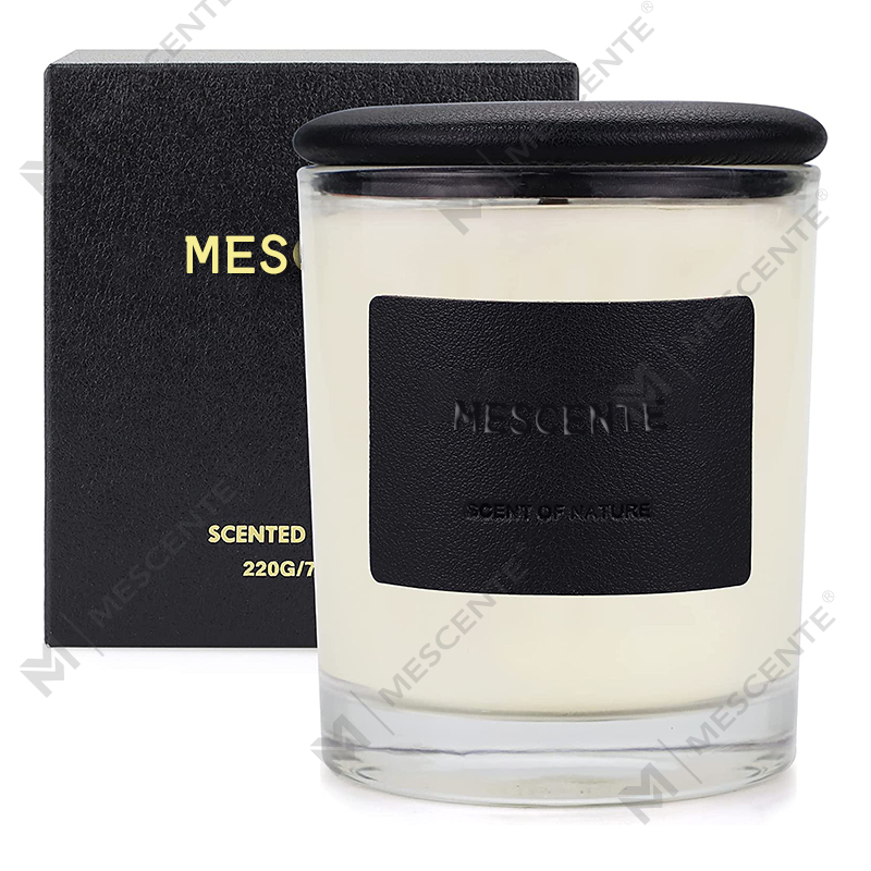 M&Scent vende all'ingrosso bellissime candele in barattoli di vetro riciclato in Cina, candela relax