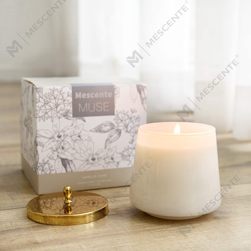 M&Scent Candela di soia profumata con libro di aromaterapia naturale al 100% per la casa, candele profumate in giare grandi