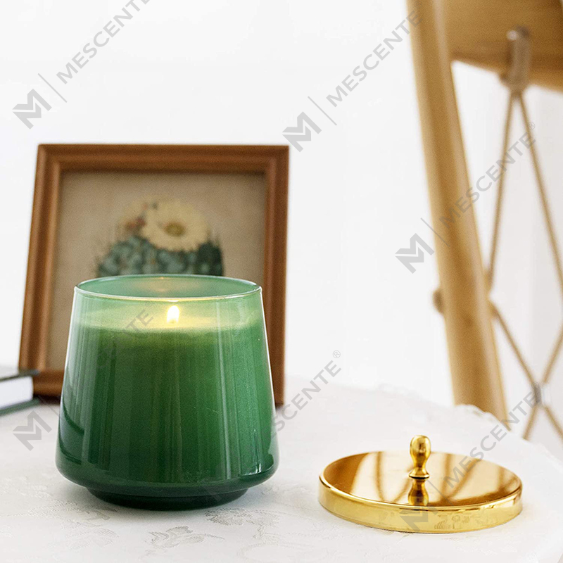 M&Scent Candela di soia profumata con libro di aromaterapia naturale al 100% per la casa, candele profumate in giare grandi