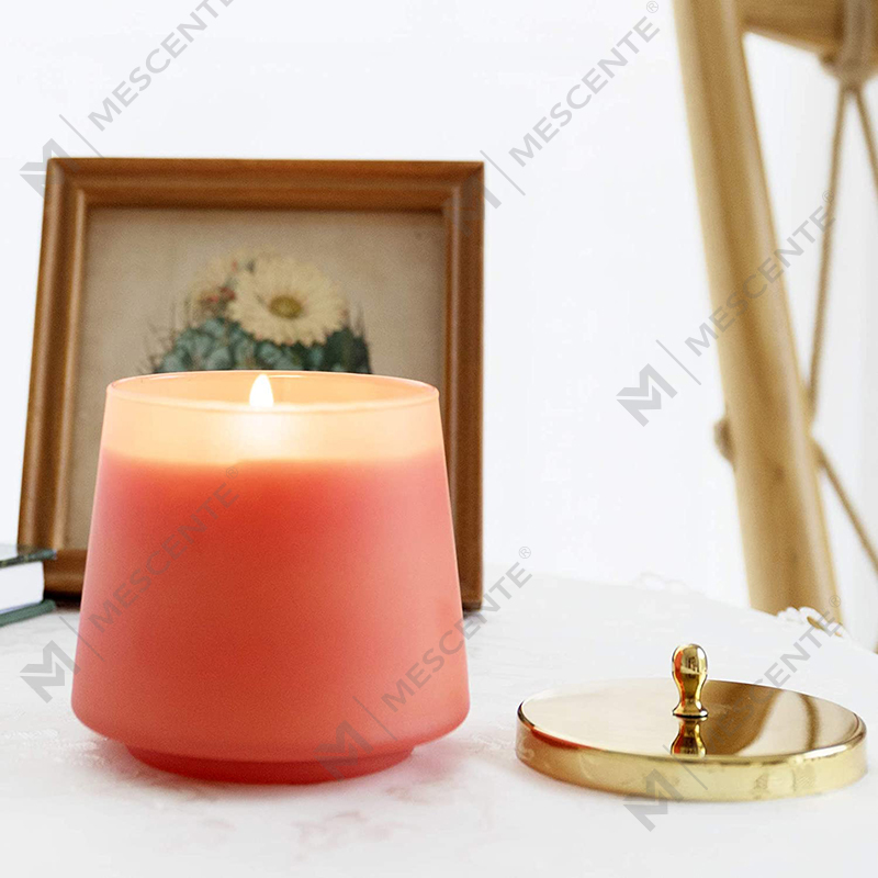 M&Scent Candela di soia profumata con libro di aromaterapia naturale al 100% per la casa, candele profumate in giare grandi