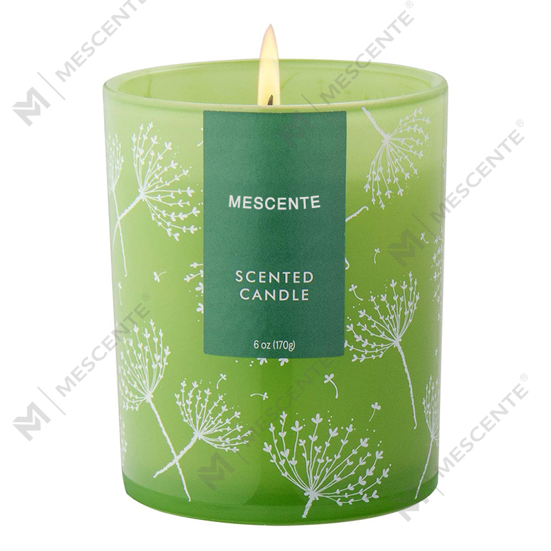 M&S profumo Stampa logo a forma personalizzata Campione Bomboniere per candele profumate per aromaterapia, Candele profumate con fiori secchi