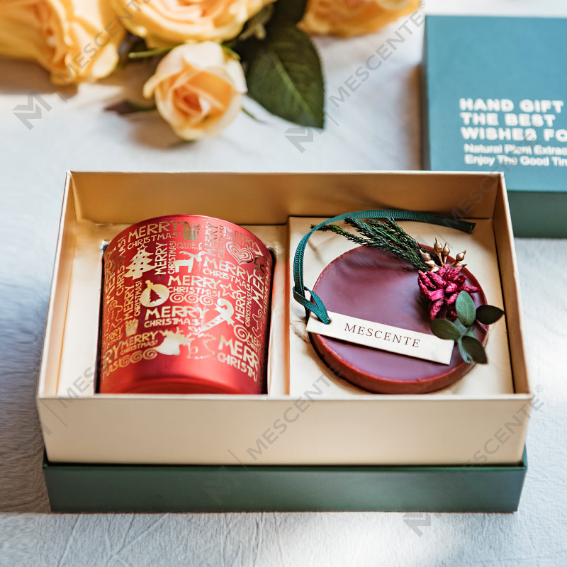 M&Scent Holiday Fragrance Christmas Starry Sky Cup, candela profumata regalo con mano