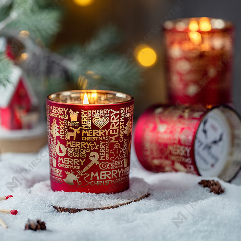 M&Scent Holiday Fragrance Christmas Starry Sky Cup, candela profumata regalo con mano