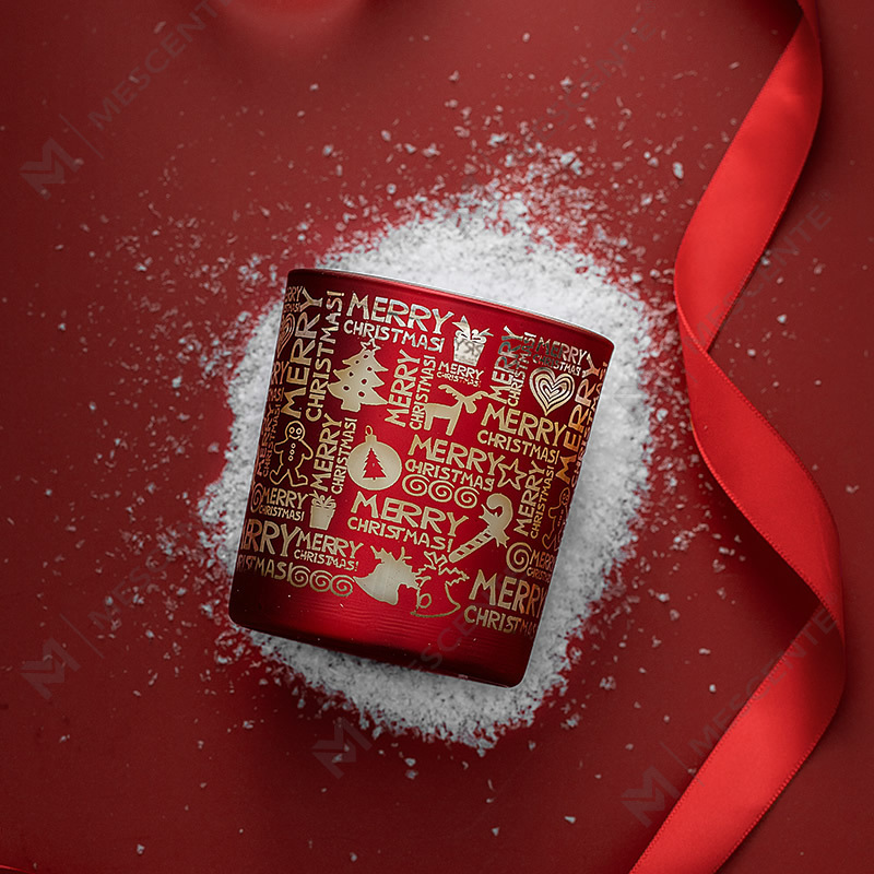 M&Scent Holiday Fragrance Christmas Starry Sky Cup, candela profumata regalo con mano
