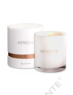M&S cent Candela profumata con stoppino in vetro opaco di lusso personalizzato 100 ore, candele profumate con etichetta privata