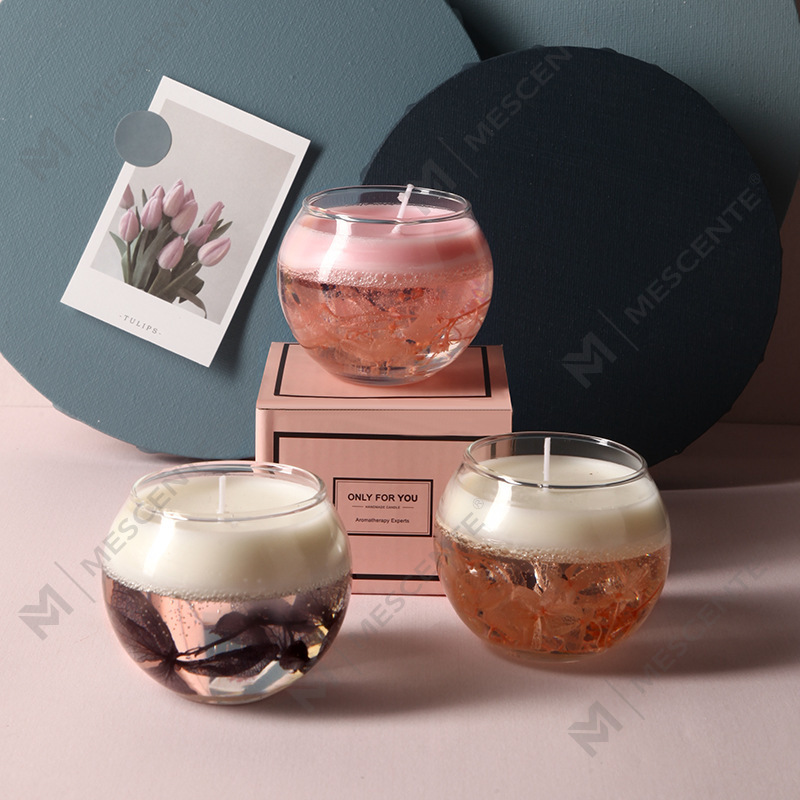 M&S cent Candela profumata alla soia e alla citronella di alta qualità in vetro