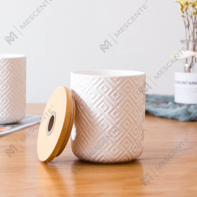 M&Scent 100ml Diffusore a bastoncini per bottiglia di vetro decorativo con aromi rotondi in ceramica da 200 ml