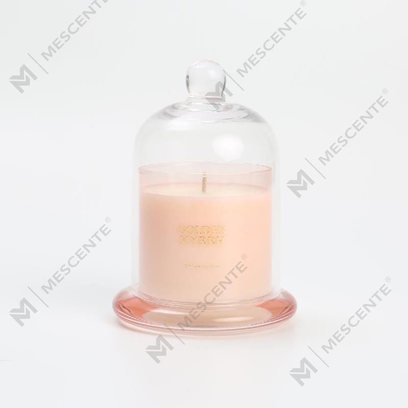 Scatole di lusso con logo personalizzato M&Scent Mini candela regalo per la casa in cera naturale al 100%.
