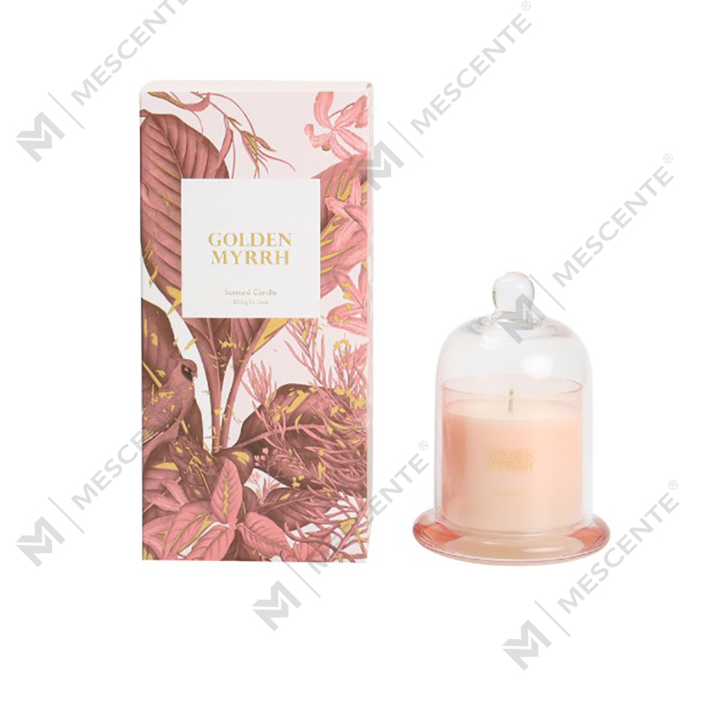 Scatole di lusso con logo personalizzato M&Scent Mini candela regalo per la casa in cera naturale al 100%.