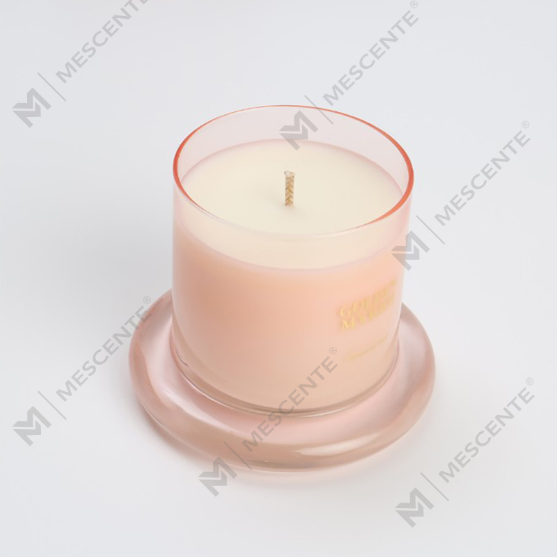 Scatole di lusso con logo personalizzato M&Scent Mini candela regalo per la casa in cera naturale al 100%.