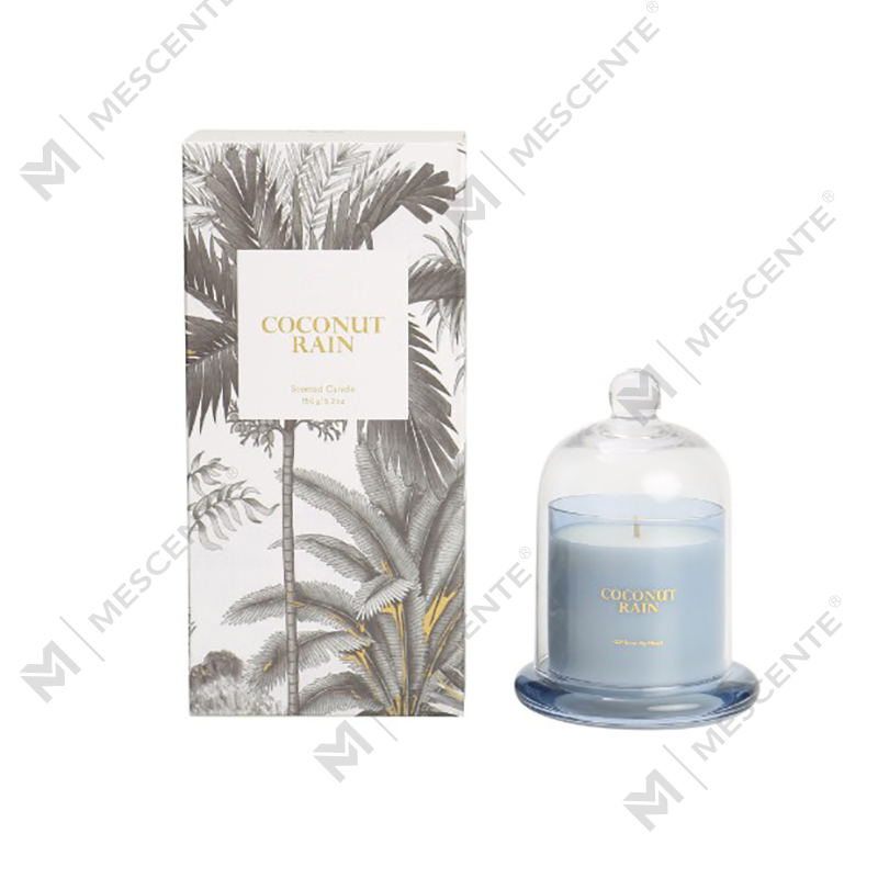 Scatole di lusso con logo personalizzato M&Scent Mini candela regalo per la casa in cera naturale al 100%.