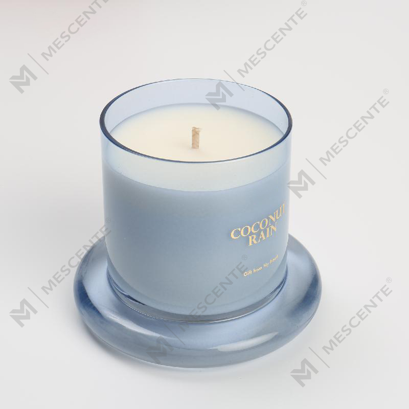 Scatole di lusso con logo personalizzato M&Scent Mini candela regalo per la casa in cera naturale al 100%.