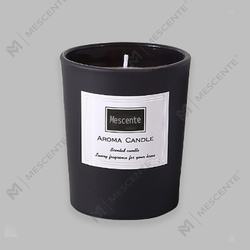 Candele di cera di soia profumate alla peonia stampate personalizzate M&Scent, candela profumata digitale