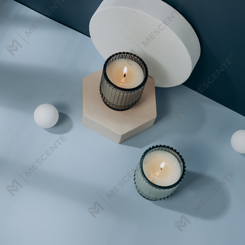 Candele grandi in giara profumate M&Scent Fragrances alla menta selvatica ed eucalipto