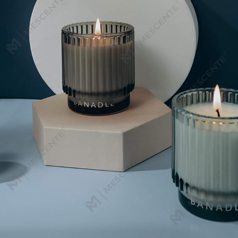 Candele grandi in giara profumate M&Scent Fragrances alla menta selvatica ed eucalipto