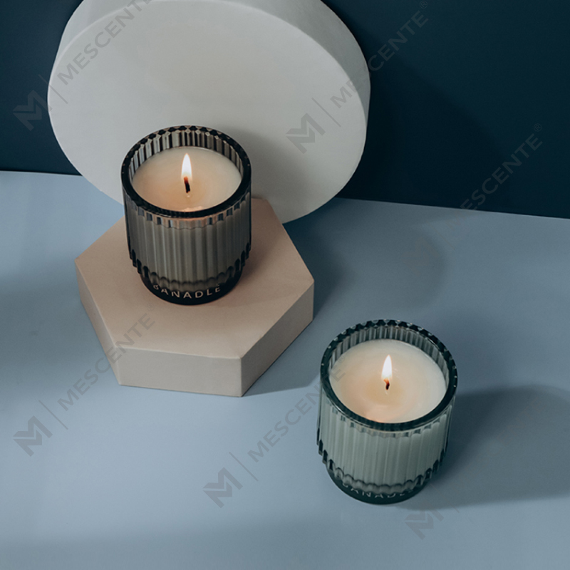 Candele grandi in giara profumate M&Scent Fragrances alla menta selvatica ed eucalipto