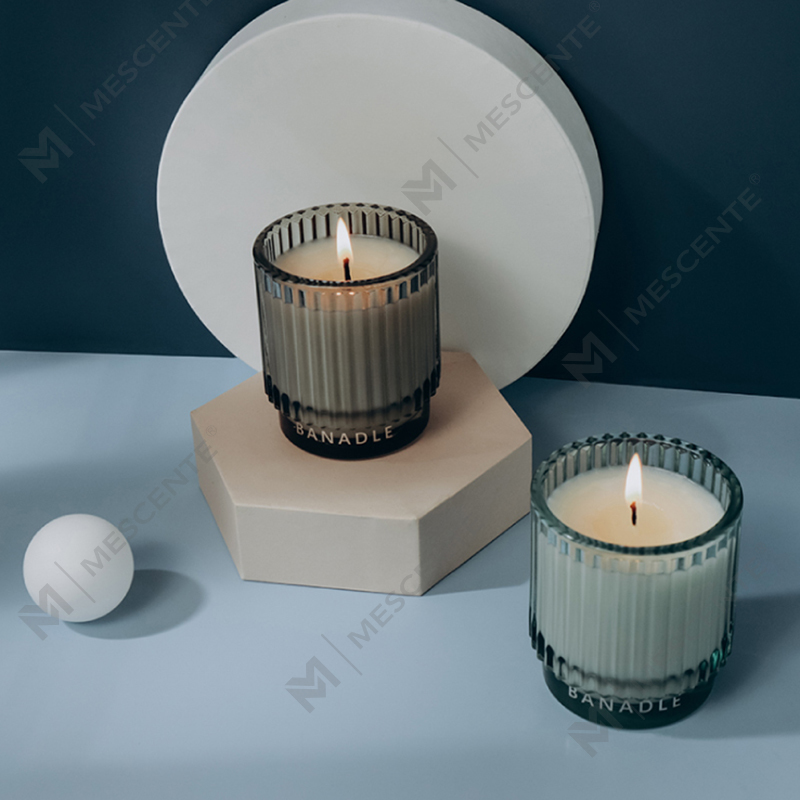 Candele grandi in giara profumate M&Scent Fragrances alla menta selvatica ed eucalipto
