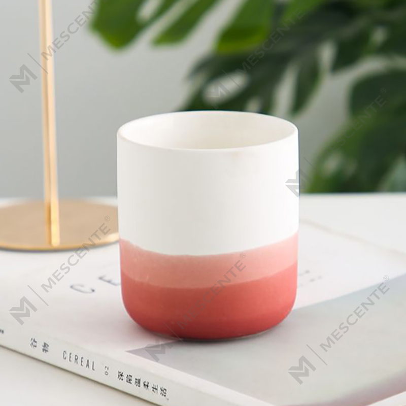 Portacandele, lanterne e barattoli di candela decorativi con vaso in ceramica blu e bianco M&Scent