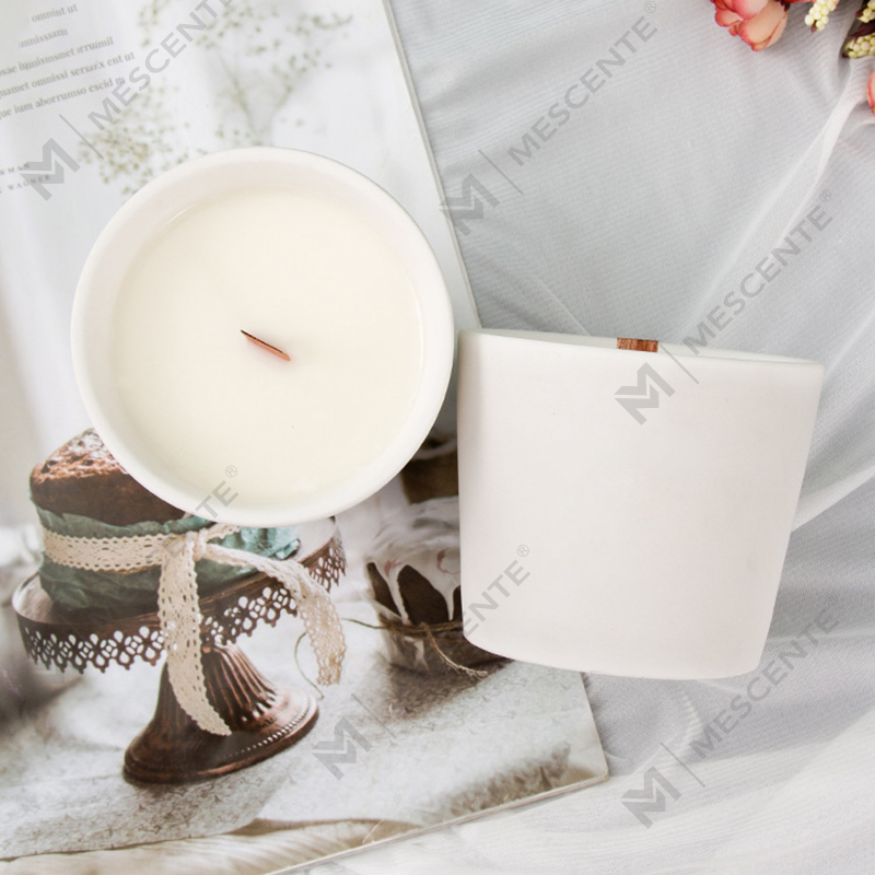 Candele profumate Woodwick in cera di soia colorata personalizzata di alta qualità, di lusso, sfuse