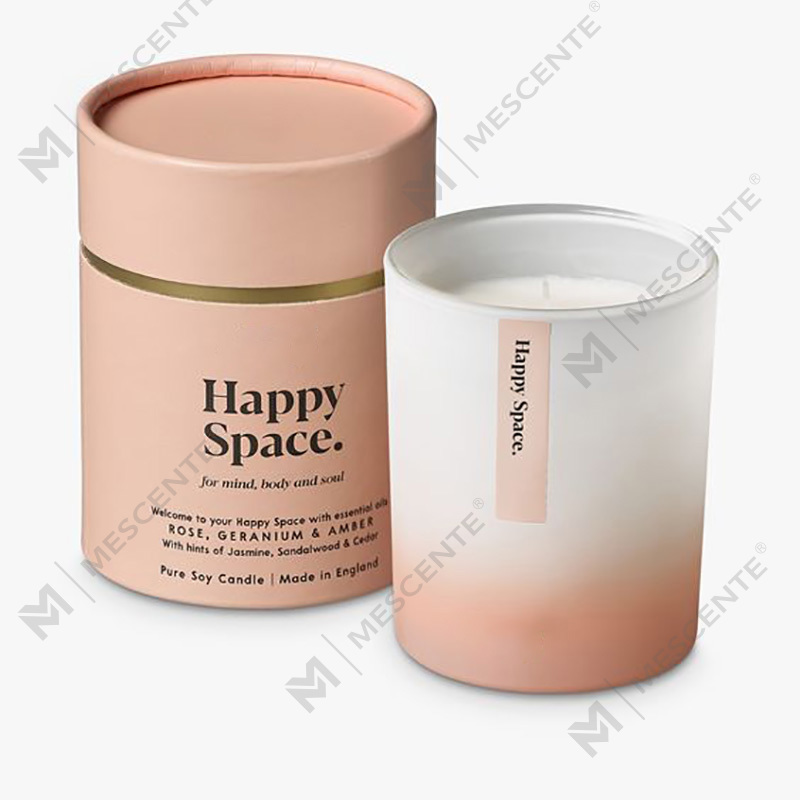 Candele profumate Woodwick in cera di soia colorata personalizzata di alta qualità di lusso, sfuse