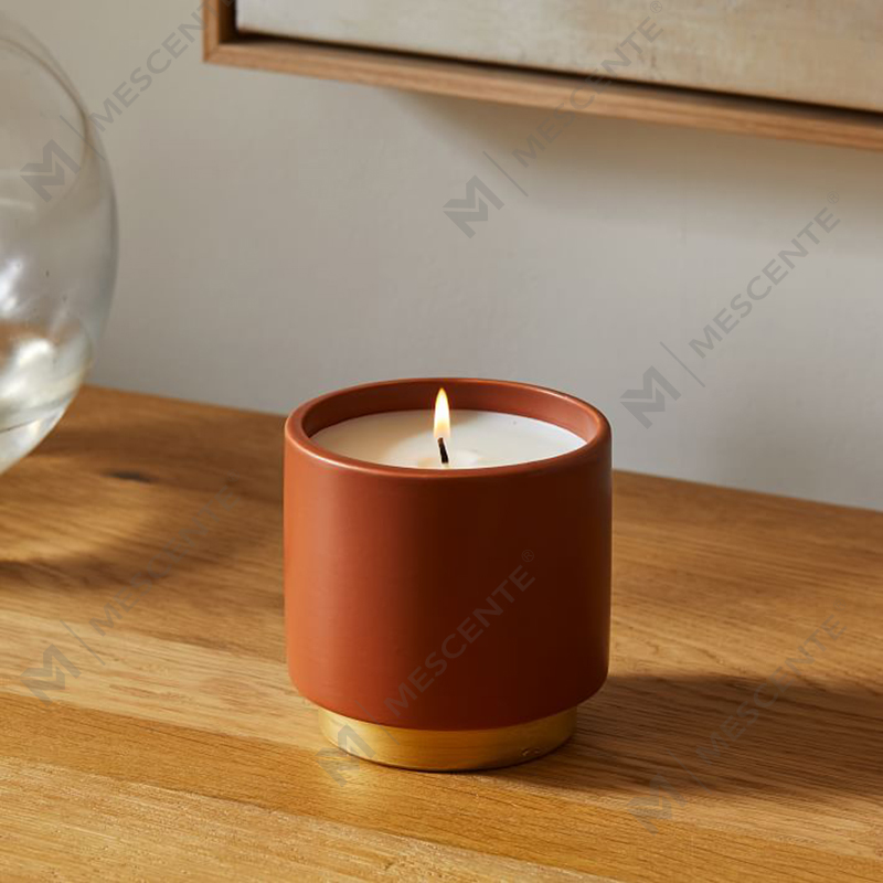 Candele profumate di cera di soia colorata di lusso personalizzata di alta qualità con etichetta privata sfuse