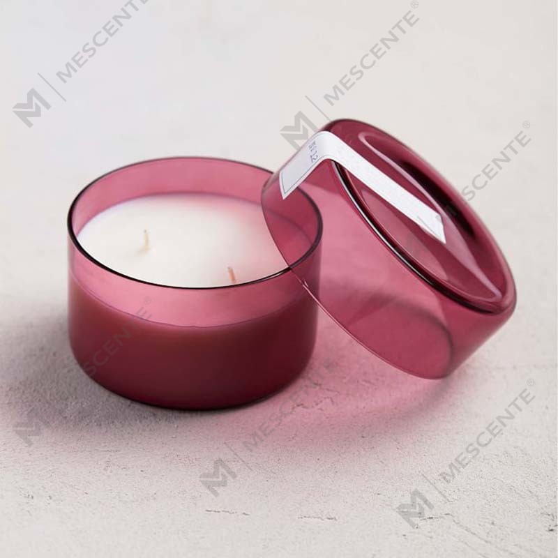 Candele di lusso con piccola etichetta privata personalizzata per rilassare il profumo delle candele con coperchio