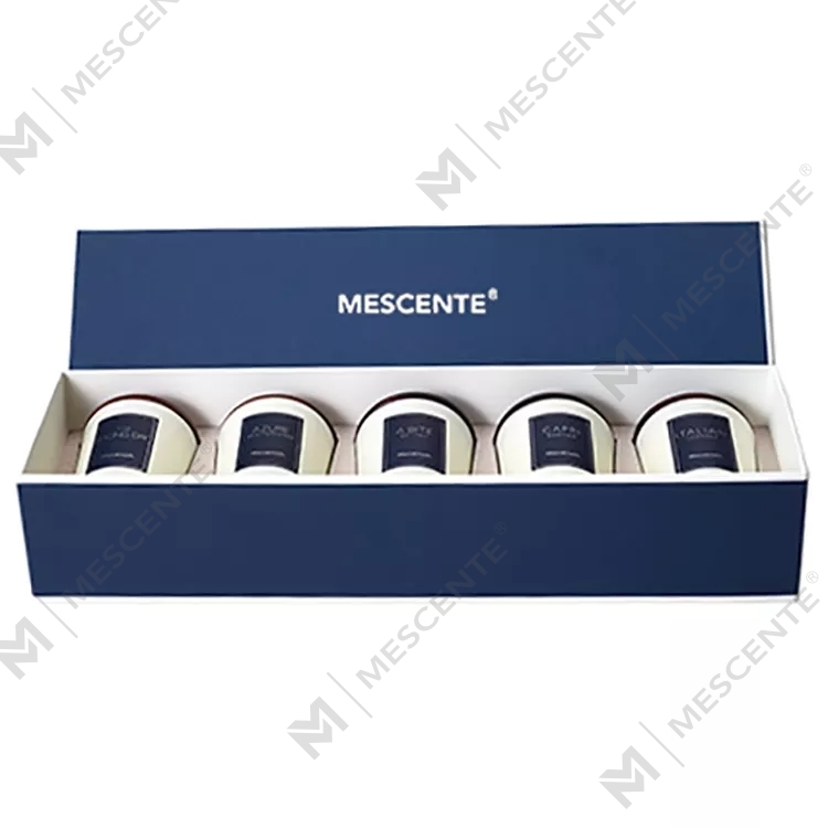 Candele profumate all'ingrosso con olio profumato a marchio privato M&scent di lusso con coperchio, candela per aromaterapia