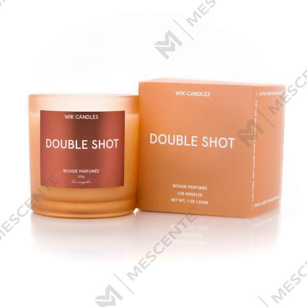 Candele di cera di soia profumate in cristallo di vetro nero con decorazione personalizzata di lusso all'ingrosso di M&Scent