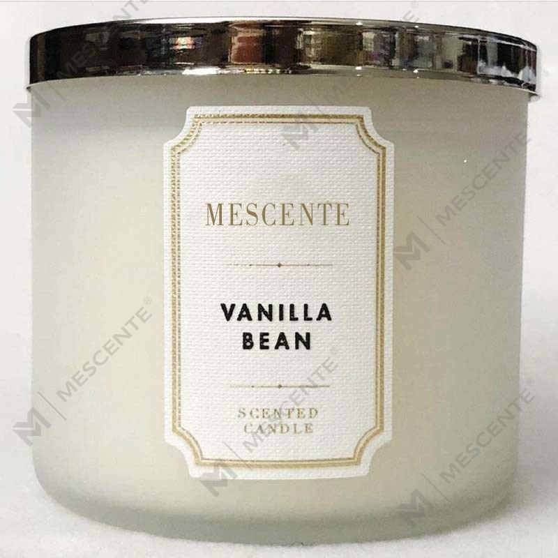 M&Scent Regalo per candele in cera di soia con 3 stoppini naturali profumati al gelsomino, candele di cristallo per aromaterapia con etichetta privata