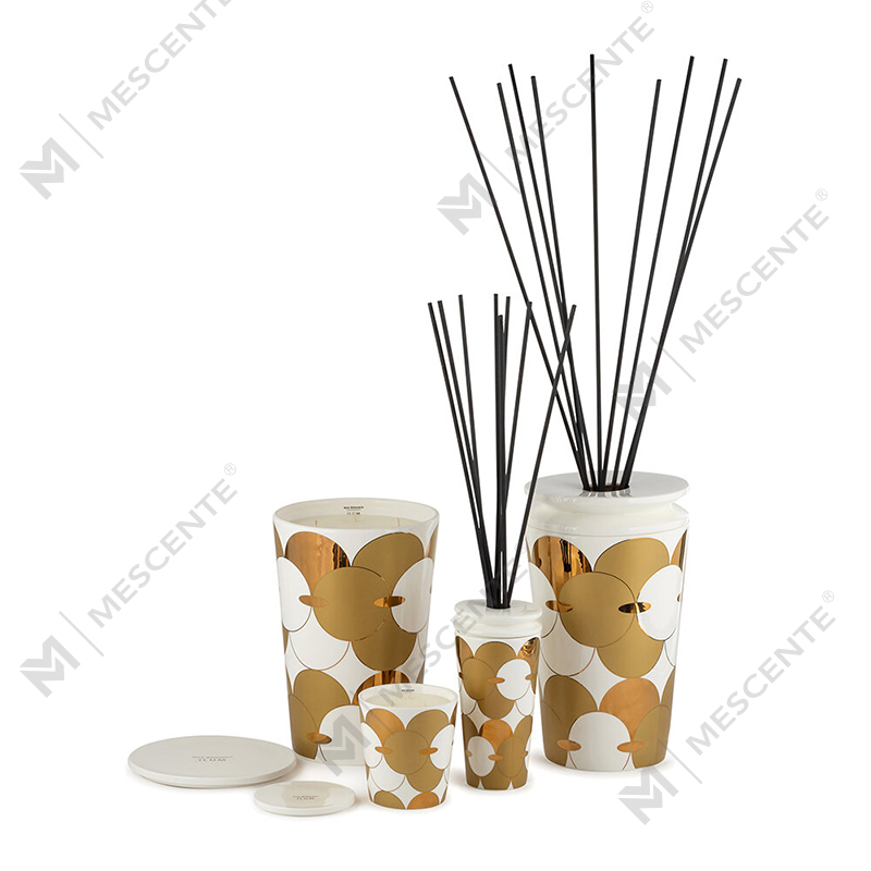 Set regalo di candele di cera di soia profumate con etichetta privata di lusso personalizzata all'ingrosso M&scent