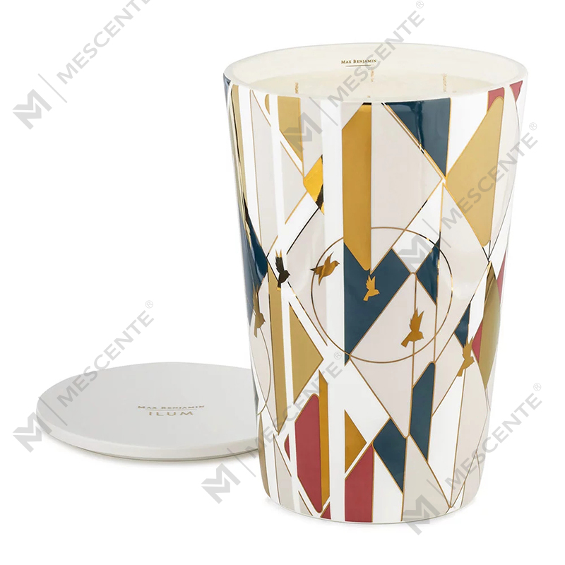 Set regalo di candele di cera di soia profumate con etichetta privata di lusso personalizzata all'ingrosso M&scent