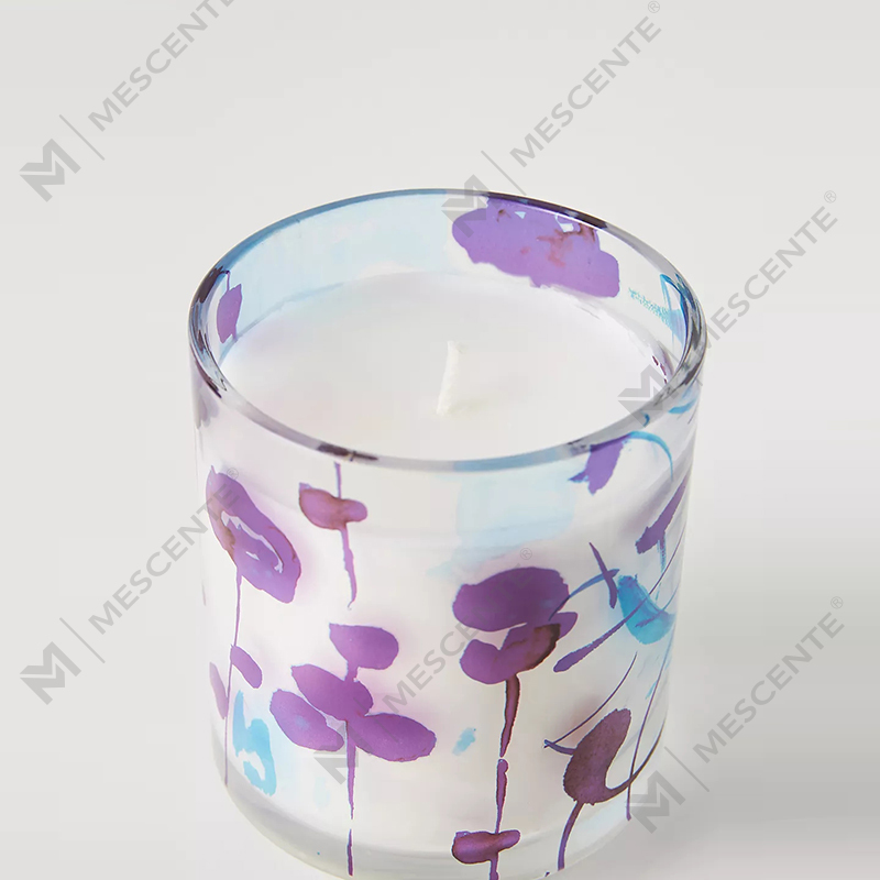 M&Scent Decorazione personalizzata di lusso Etichetta privata 3 Wick A Sunday Painter Candele di cera di soia profumate in cristallo di vetro