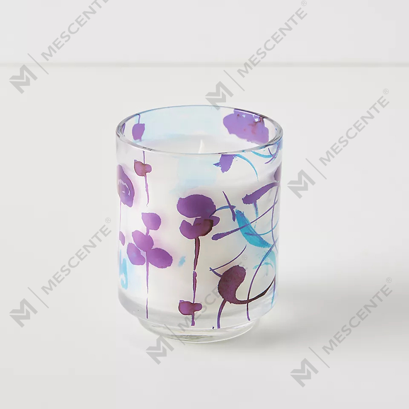 M&Scent Decorazione personalizzata di lusso Etichetta privata 3 Wick A Sunday Painter Candele di cera di soia profumate in cristallo di vetro