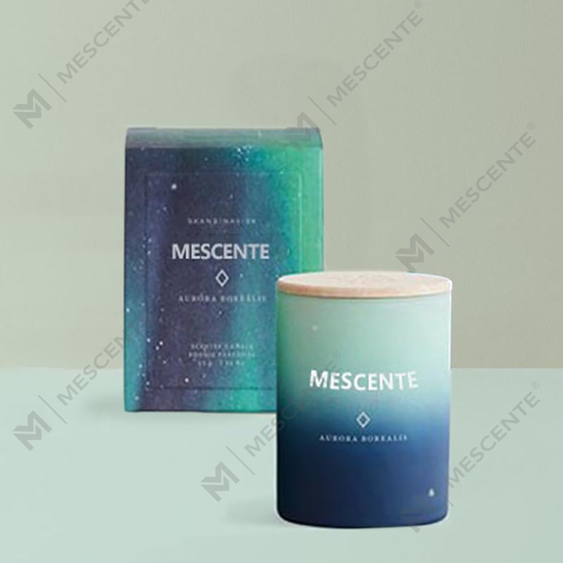 Candele profumate personalizzate per decorazioni domestiche con etichetta privata M&Scent in barattolo di vetro