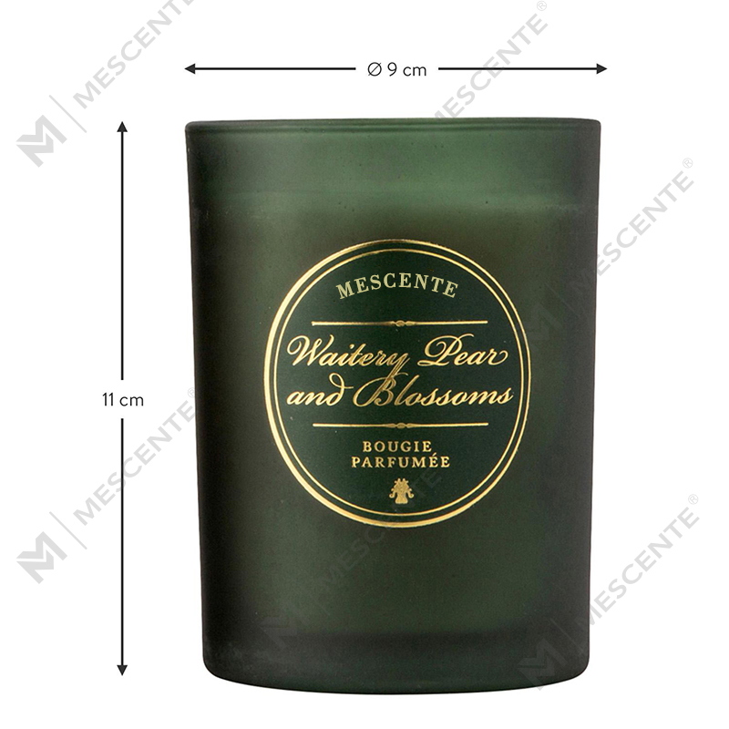 Candele profumate M&Scent Luxury Christmas bianche con logo personalizzato